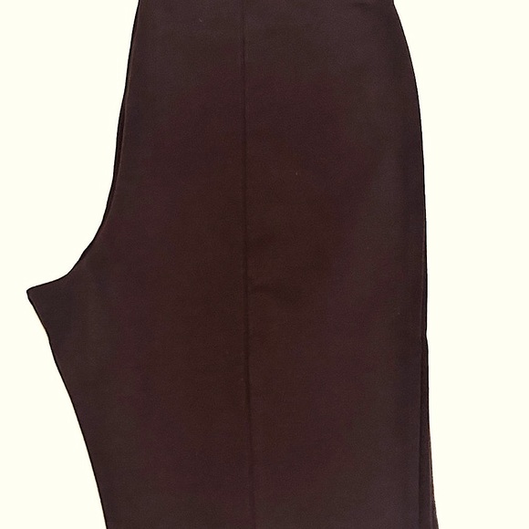 Michael Kors Seamed Leggings Chocolate Brown Size Large New With Tag Authentic - Picture 4 of 4